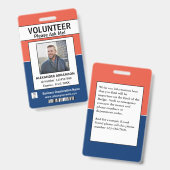 Freiwillige ID Card Modern Frag Me Logo Custom Abz Ausweis (Vorder- & Rückseite)