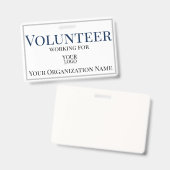 Freiwillige Logo-ID Ausweis (Vorder- & Rückseite)