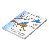 Freiwillige machen einen Unterschied Notizblock (Rotiert)