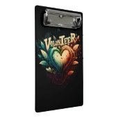 Freiwillige Mini Klemmbrett (Schrägansicht)