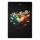 Freiwillige Mini Klemmbrett (Rückseite)