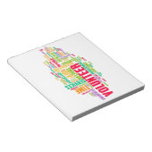 Freiwillige Notizblock (angewinkelt)