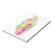 Freiwillige Notizblock (Rotiert)