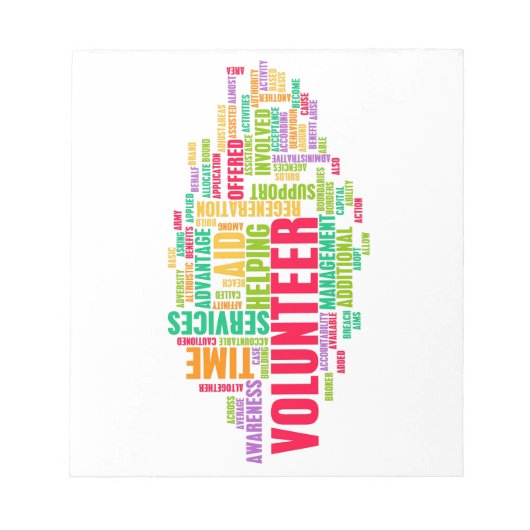 Freiwillige Notizblock (Vorderseite)