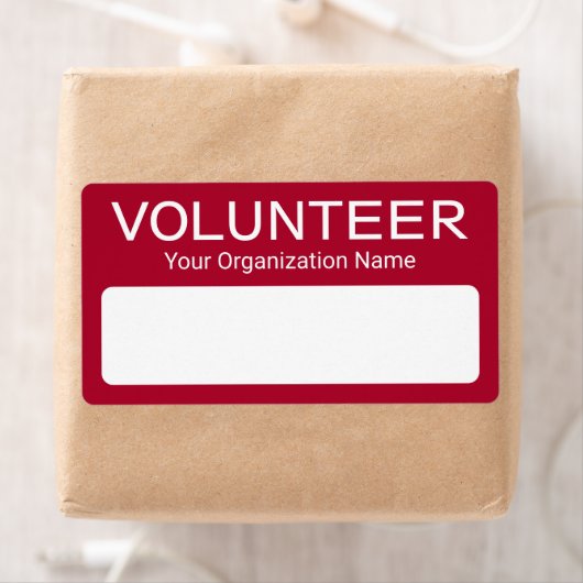 Freiwillige Papiername Aufkleber für die Aufkleber (Insitu)