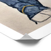 Freiwillige Privatperson von Schiele Egon Poster (Ecke)