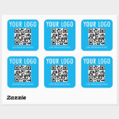 Freiwillige QR-Code-Aufkleber für benutzerdefinier Quadratischer Aufkleber (Blatt)