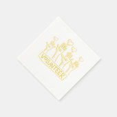 Freiwillige Rettung Wohltätigkeit Freiwillige Frei Serviette (Ecke)