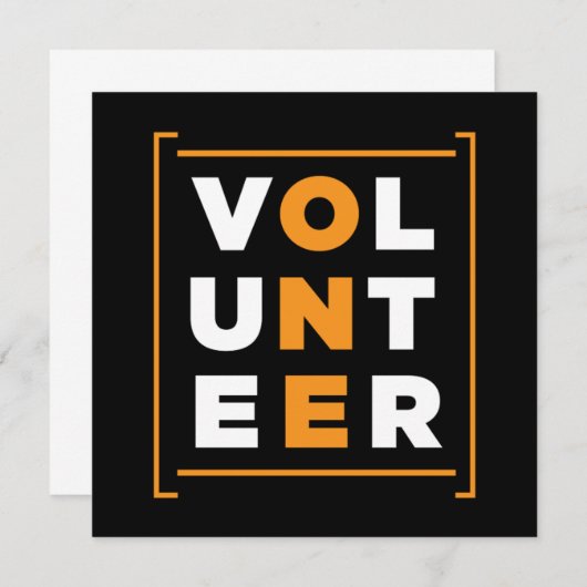 Freiwillige Rettungskräfte Freiwillige Wohltätigke Einladung (Vorne/Hinten)