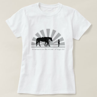 Freiwillige sind das HERZ von Equi-Ed: T-Shirt