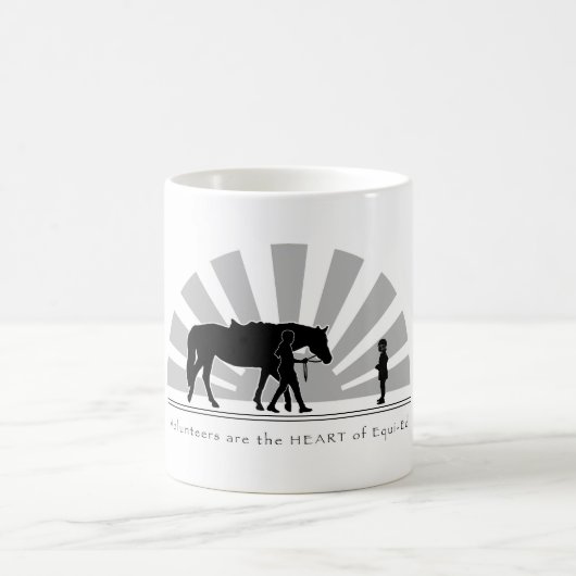 Freiwillige sind das HERZ von Equi-Ed: Tasse (Mittel)