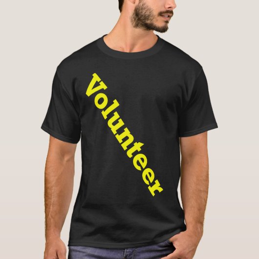 Freiwillige Stellenbesatzung Veranstaltung Uniform T-Shirt (Vorderseite)