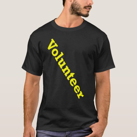 Freiwillige Stellenbesatzung Veranstaltung Uniform T-Shirt (Vorderseite)