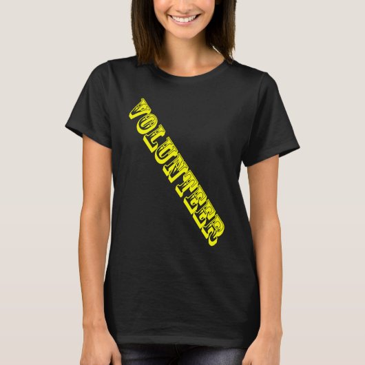 Freiwillige Stellenbesatzung Veranstaltung Uniform T-Shirt (Vorderseite)