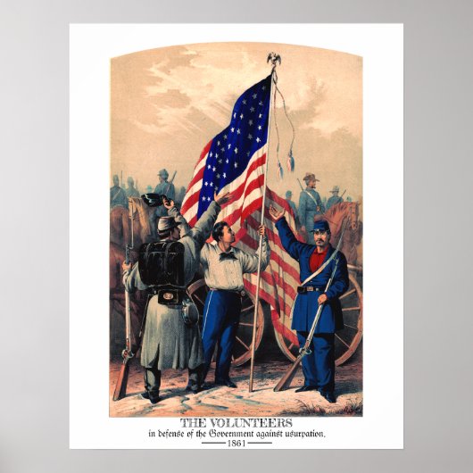 Freiwillige Verteidigungsregierung gegen Usurpatio Poster (Vorne)