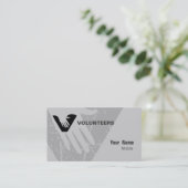 Freiwillige Visitenkarte (Stehend Vorderseite)