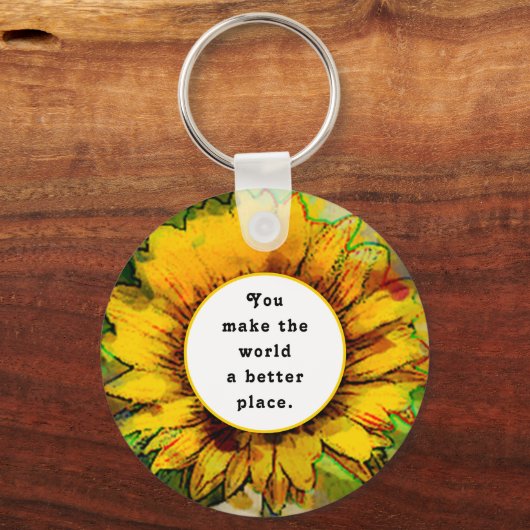 Freiwillige Wertschätzung Geschenk Schlüsselanhäng Schlüsselanhänger (Vorderseite)