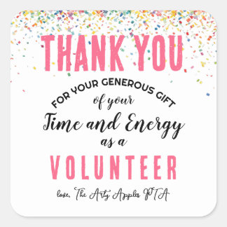 Freiwillige Wertschätzung Woche Aufkleber Gips