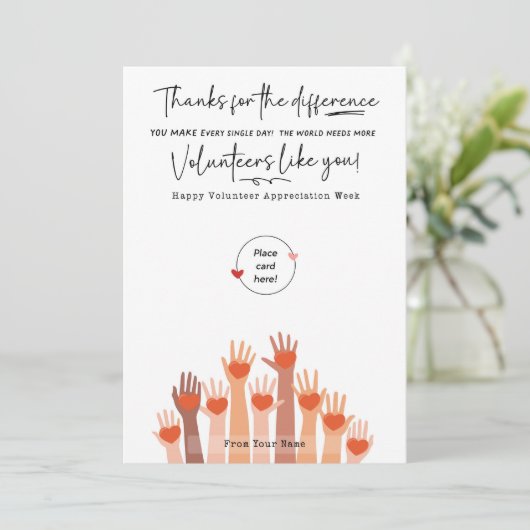 Freiwillige Wertungswoche Karteninhaber Einladung (Stehend Vorderseite)