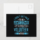 Freiwillige Wohltätigkeit Freiwillige Postkarte (Vorne/Hinten)
