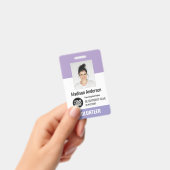 Freiwilligen-Foto-ID-Abzeichen mit Clip oder Korde Ausweis (Handheld)