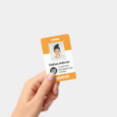 Freiwilligen-Foto-ID-Ausweise mit Clip oder Bandsc Ausweis (Handheld)