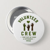 ❤️ Freiwilligen-Team Gemeinschaftsdienst ❤️ Button (Vorne & Hinten)