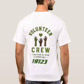 ❤️ Freiwilligen-Team Gemeinschaftsdienst ❤️ T-Shirt (Rückseite)