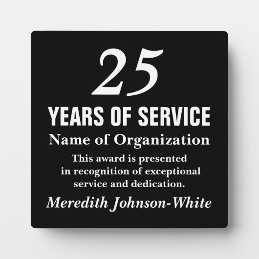 Freiwilligendienst-Erkennungspreis für den All-Sta Fotoplatte (Vorderseite)