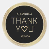 Freiwilligenpreis Danke für den jahrelangen Servic Runder Aufkleber (Vorderseite)