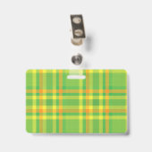 Freiwilligenschule grünes Abzeichen Ausweis (Rückseite mit Clip)