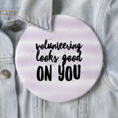 Freiwilligentätigkeit sieht gut aus button (Beispiel)