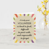 Freiwilligenwoche Karte (Gelbe Blume)