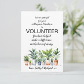 Freiwilligenwoche Karte (Stehend Vorderseite)