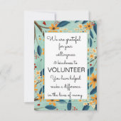 Freiwilligenwochenkarte Karte (Vorderseite)