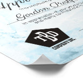 Freiwilligenzeugnis Poster (Ecke)