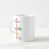 Freiwilliger Adoptier Spender Foster Animal Rescue Kaffeetasse (Vorderseite Links)