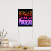 Freiwilliger Extraordinär Poster (Küche)