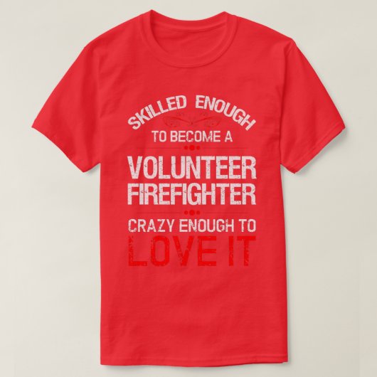 Freiwilliger Feuerwehrhemd T-Shirt (Design vorne)