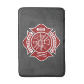 Freiwilliger Feuerwehrmann Badematte (Vorderseite Vertikal)