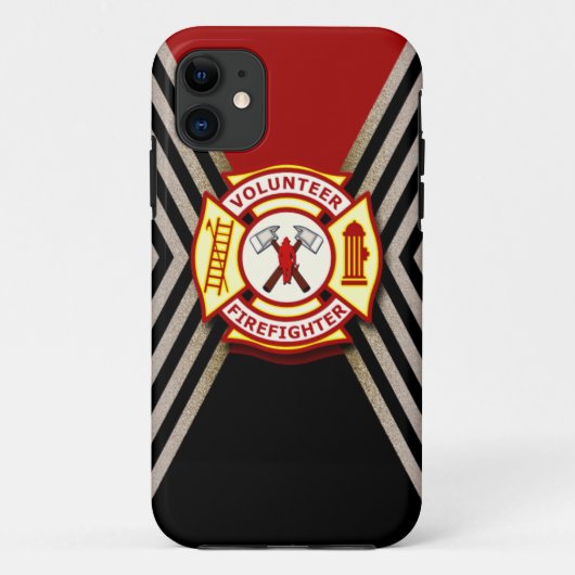 Freiwilliger Feuerwehrmann Case-Mate iPhone Hülle (Rückseite)