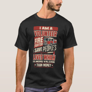 Freiwilliger Feuerwehrmann Feuerwehrmann Ich Rette T-Shirt