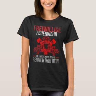 Freiwilliger Feuerwehrmann für Vater T-Shirt