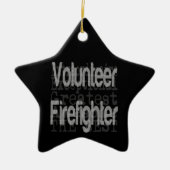 Freiwilliger Feuerwehrmann Keramik Ornament (Vorne)