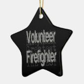 Freiwilliger Feuerwehrmann Keramik Ornament (Links)