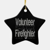 Freiwilliger Feuerwehrmann Keramik Ornament (Hinten)