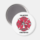 Freiwilliger Feuerwehrmann Magnet (Vorderseite/Rückseite)