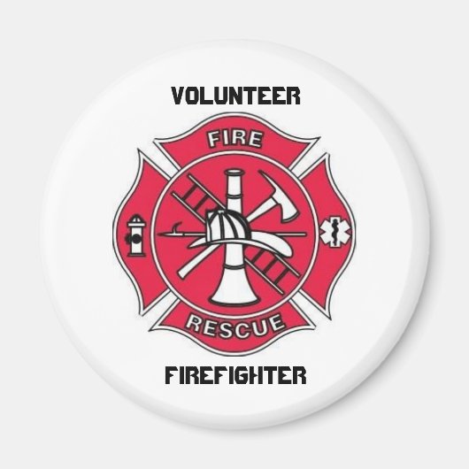 Freiwilliger Feuerwehrmann Magnet (Vorne)