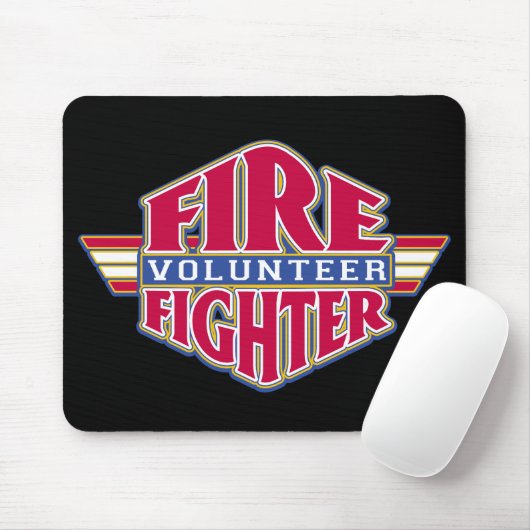 Freiwilliger Feuerwehrmann Mousepad (Mit Mouse)