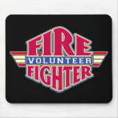 Freiwilliger Feuerwehrmann Mousepad (Vorne)
